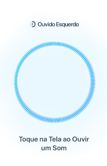 Blue circular sound ripple
