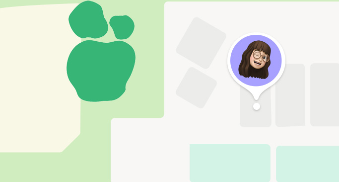 子どもが学校に到着したことを「探す」アプリ、マップ、通知で確認